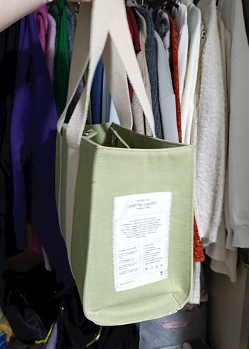 Yeşil Baskılı Kadın Günlük Çanta - Görsel 2