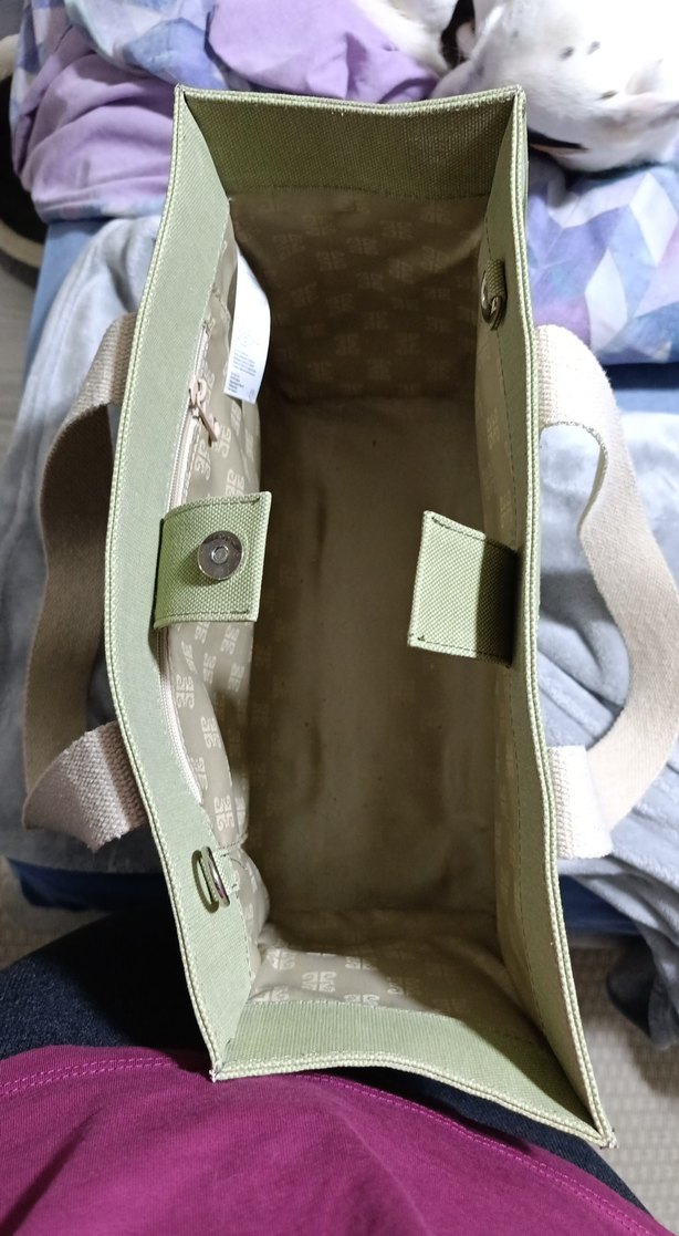 Yeşil Baskılı Kadın Günlük Çanta - Görsel 4