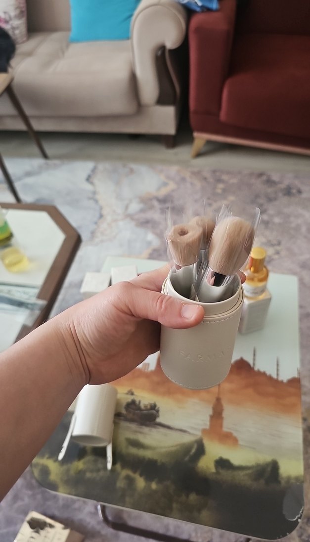 Beyaz Farm Makyaj Fırçası Seti Kutusu - Görsel 3