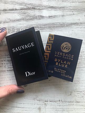 Dior Sauvage 1ml Versace Dylan Blue 1ml