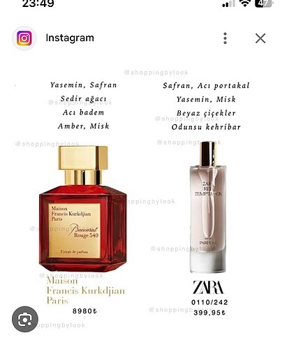  Beden Renk Zara Red Temptation parfüm