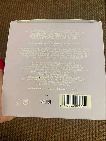 Beden Ariana Grande parfüm 100 ml