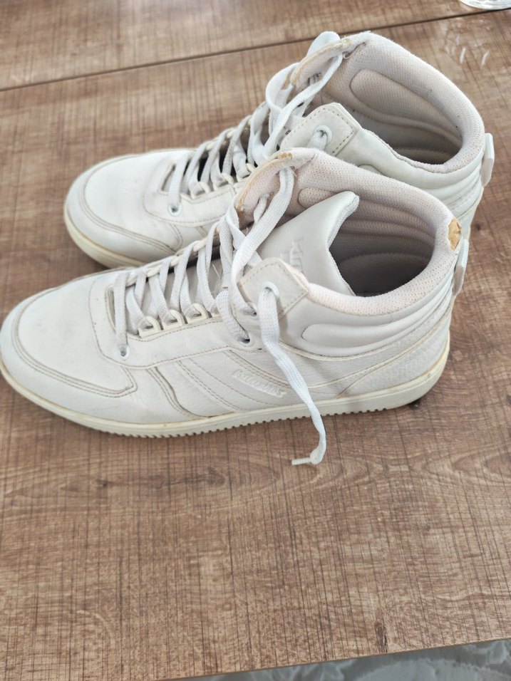 Beyaz Bağcıklı Spor Erkek  Sneakers - Görsel 2