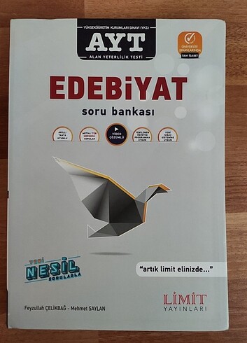 Limit yayınları ayt edebiyat soru bankası hiç çözülmemiş 