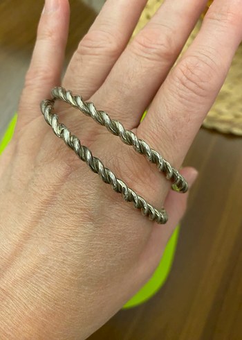 Sterling silver burma bilezikler