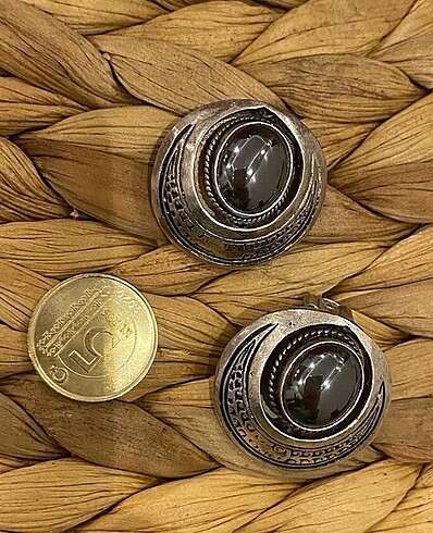 Sterling silver Degerli taşlı gümüş küpe