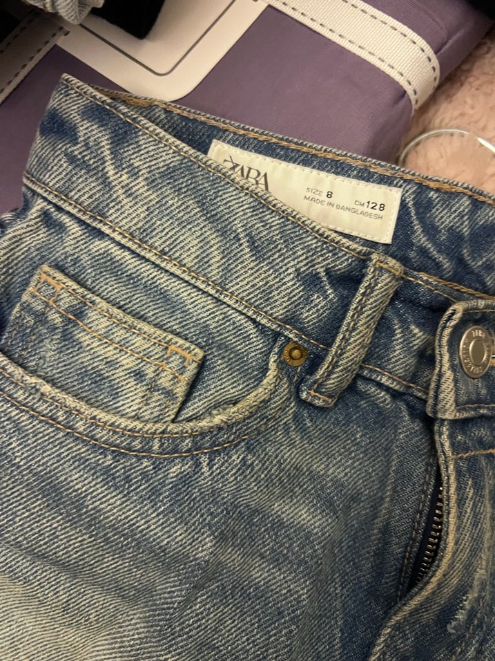 Kız çocuk kot şort - Görsel 3