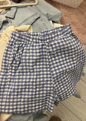 Kız Çocuk şort gömlek takım - Görsel 4