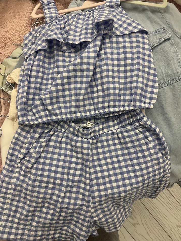 Kız Çocuk şort gömlek takım - Görsel 2