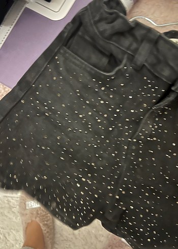 Kız çocuk kot şort - Görsel 2