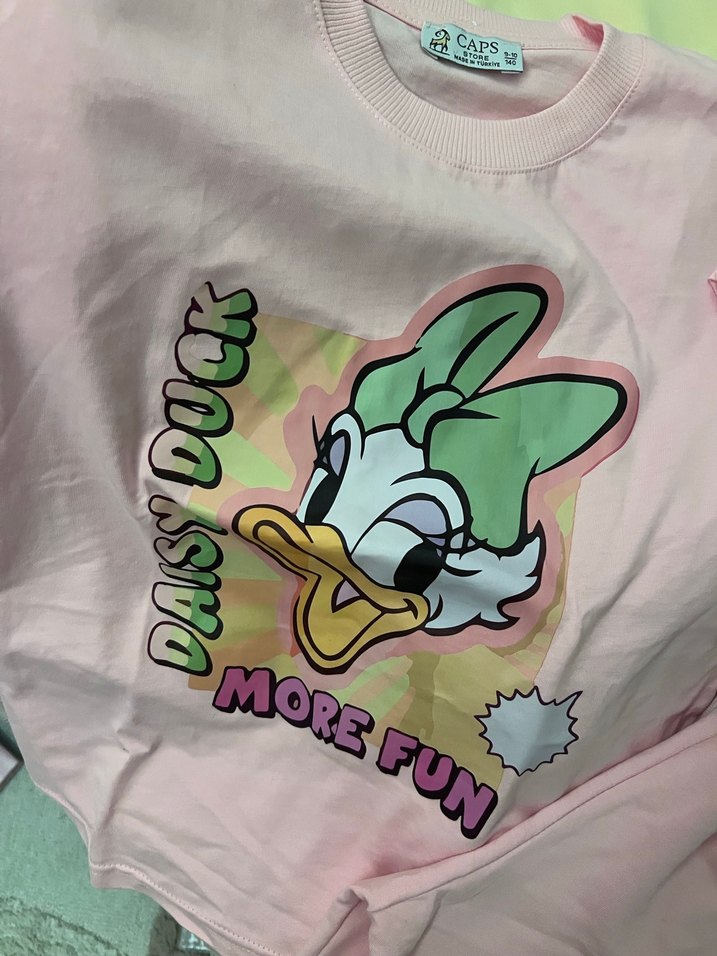 Kız çocuk şort tsırt takım - Görsel 2