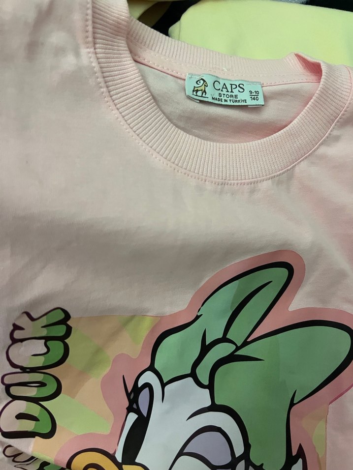 Kız çocuk şort tsırt takım - Görsel 3