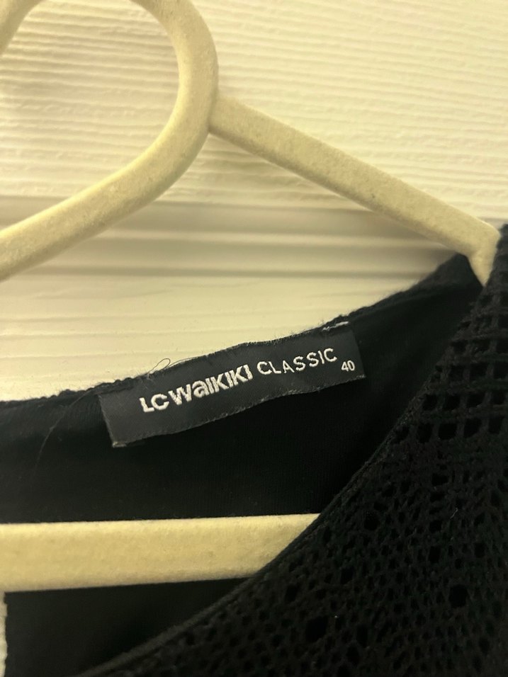 Siyah Uzun Salaş Kolsuz Elbise - Görsel 3