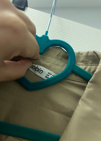 Bej ve Siyah Midi Trençkot - Görsel 4