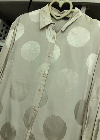 Bayan saten kumas gömlek - Görsel 2