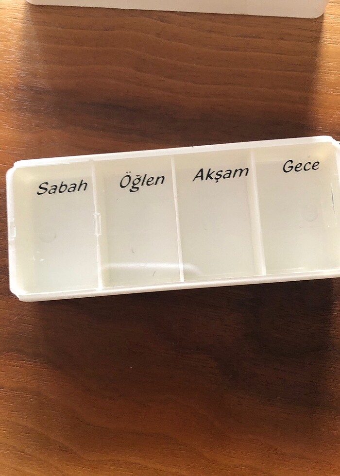 7 günlük bölmeli kutu - Görsel 3