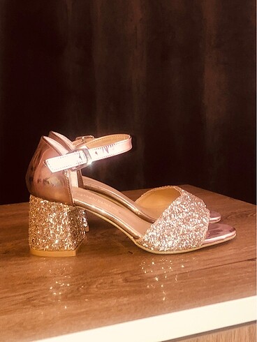 Simli şık prenses ayakkabısı - Görsel 4