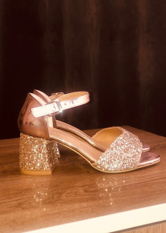 Simli şık prenses ayakkabısı - Görsel 4