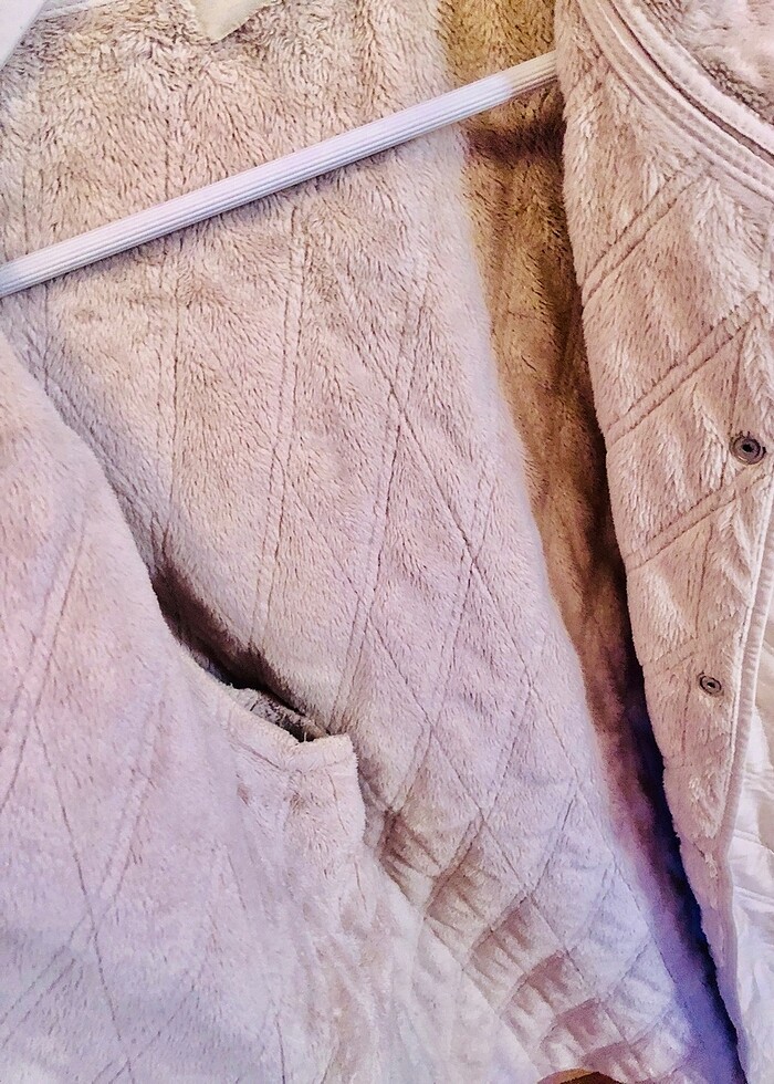 İçi kürklü kapitone kaban - Görsel 3