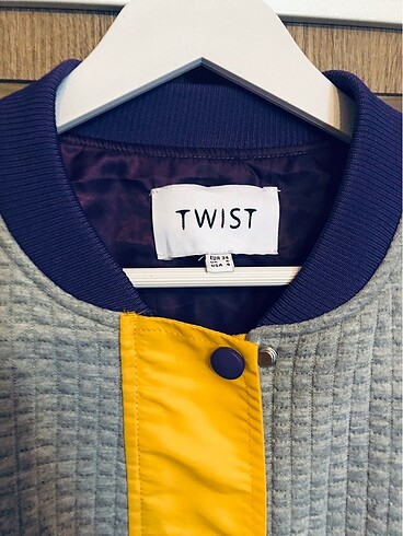 Twist oversize bohem mont - Görsel 5