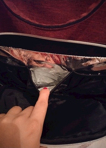 Bordo Bebek Çantası Babymol - Görsel 3