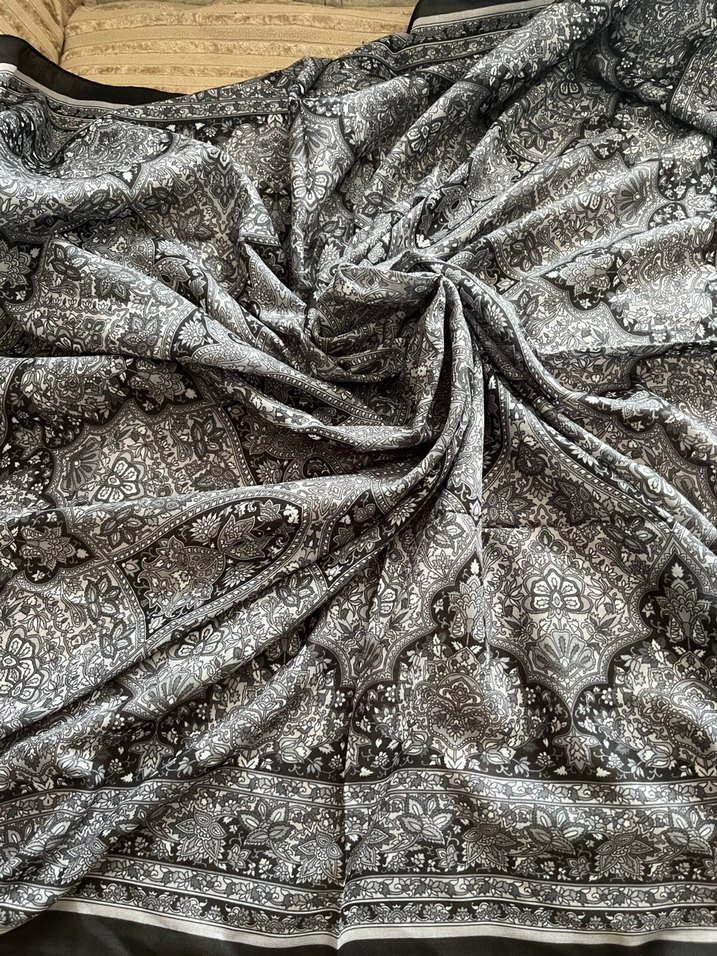 Lamelif etnik desen eşarp - Görsel 2