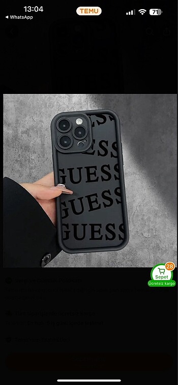 Guess telefon kılıf