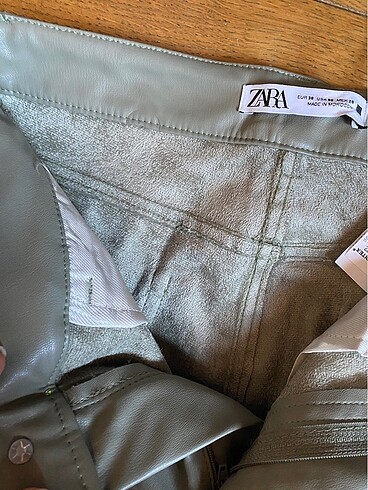 Zara Zara Deri Pantolon