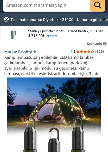 Güneş Enerjili Şarjlı Kamp LED Ampul Lamba 3 Adet - Görsel 8