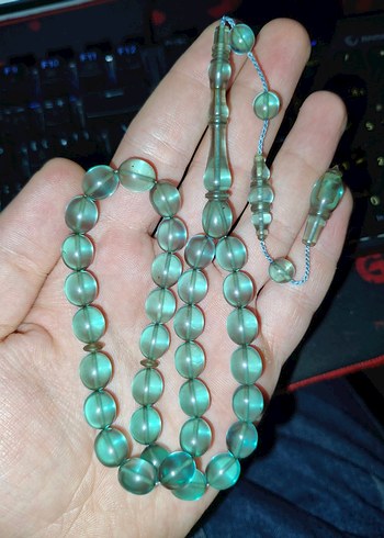 Ali Eriş Usta Eseri Ateş-i Kehribar Tesbih - Görsel 6