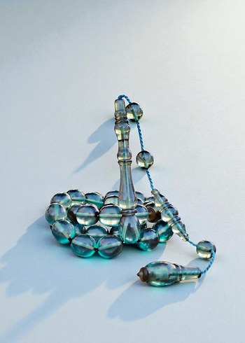 Ali Eriş Usta Eseri Ateş-i Kehribar Tesbih - Görsel 4