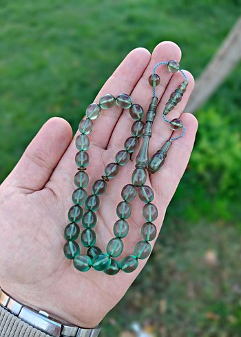 Ali Eriş Usta Eseri Ateş-i Kehribar Tesbih - Görsel 2