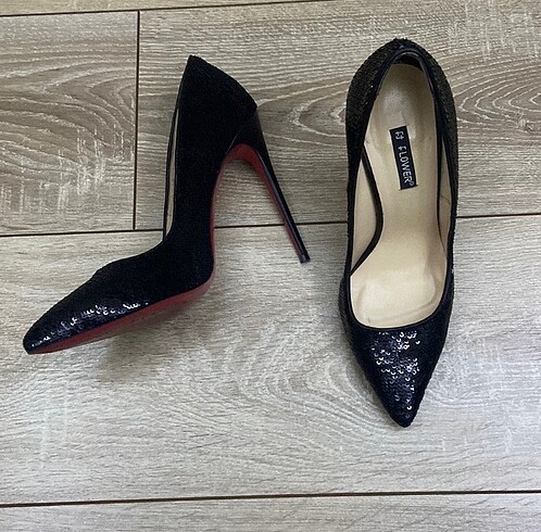 Flower Flower payetli stiletto