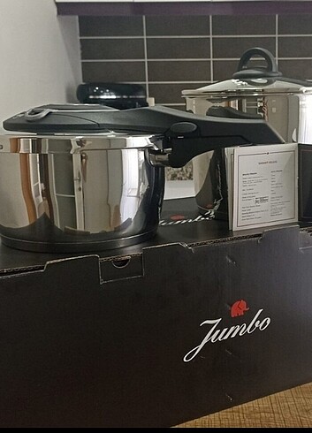 Jumbo Jumbo düdüklü tencere seti 4+6 litre