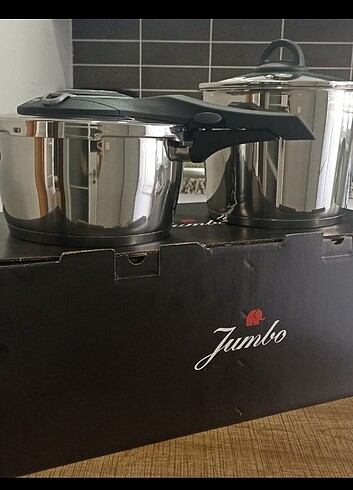 Jumbo procook düdüklü tencere seti 4+6 litre 