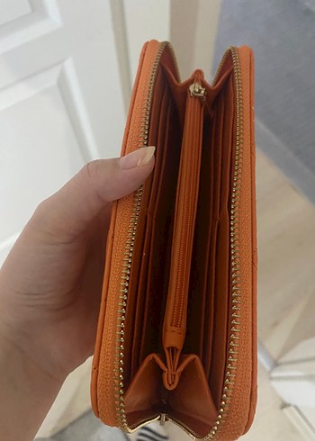 Mango turuncu cüzdan - Görsel 3
