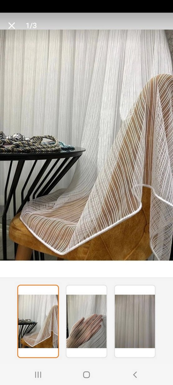 Taç tül perde - Görsel 2