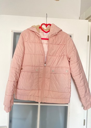 Defacto Pembe Fermuarlı Mont