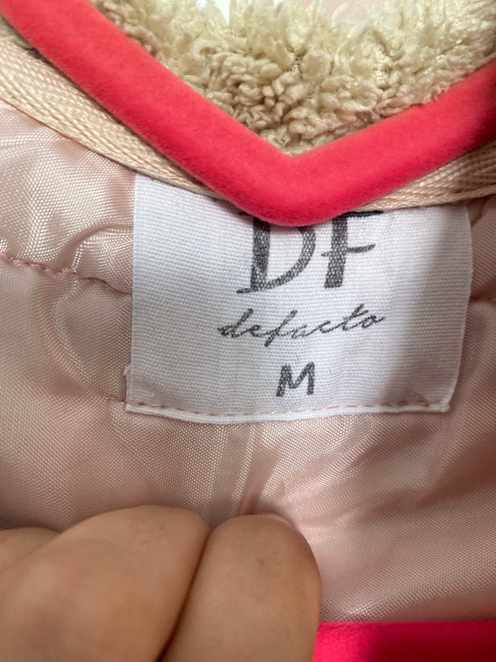 Defacto Pembe Fermuarlı Mont - Görsel 3