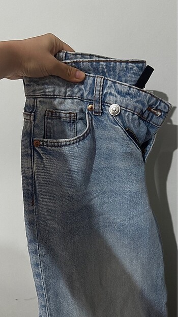 xs Beden mavi Renk Yeni kot pantolon