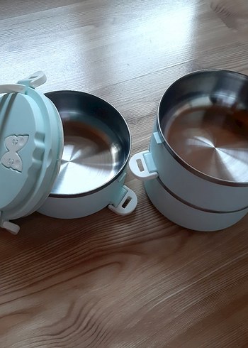  Beden mavi Renk Diger Mavi 3 Katlı Yemek Kabı