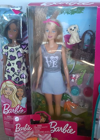  Beden Renk Renkli Barbie Bebek Seti
