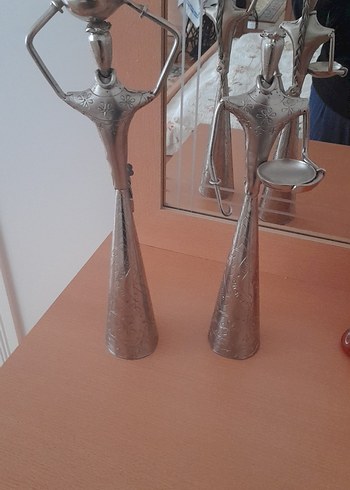 Gri Metalik Figürin Seti - Görsel 3