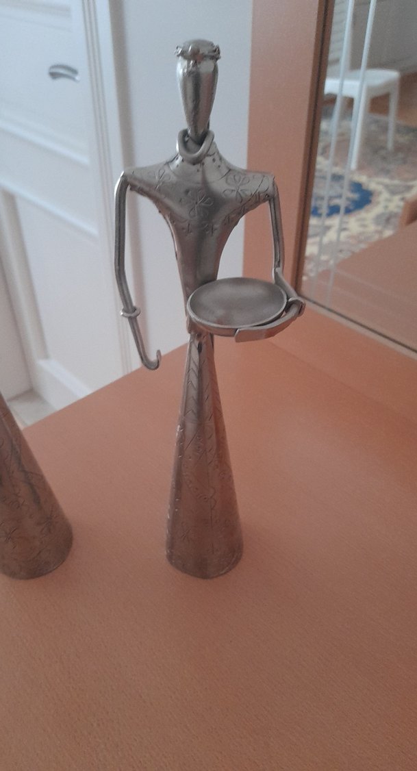 Gri Metalik Figürin Seti - Görsel 4