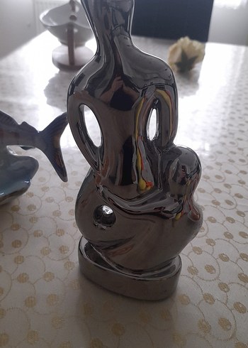 Siyah Parlak Modern Figürin - Görsel 4