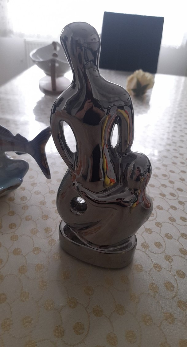 Siyah Parlak Modern Figürin - Görsel 4