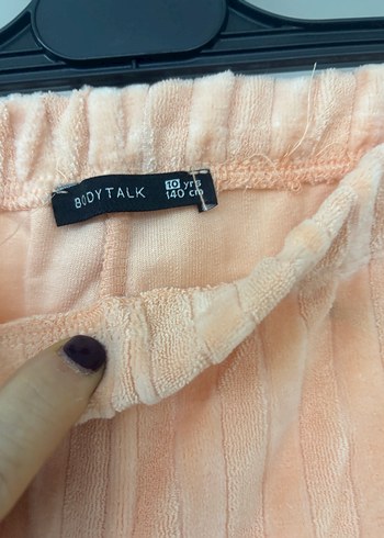 Bej Pilili Midi çocukkadife Pantolon - Görsel 3