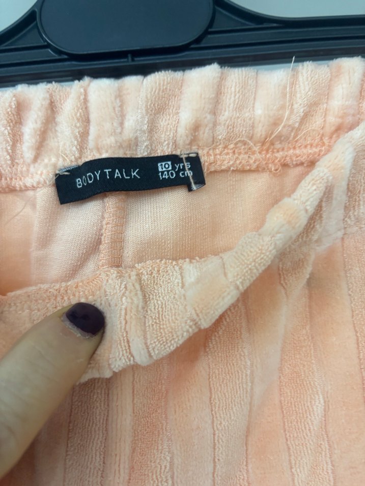 Bej Pilili Midi çocukkadife Pantolon - Görsel 3