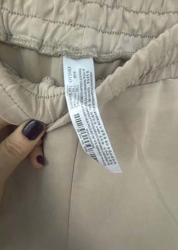 Bej Kadın Rahat Kesim Eşofman Altı - Görsel 2