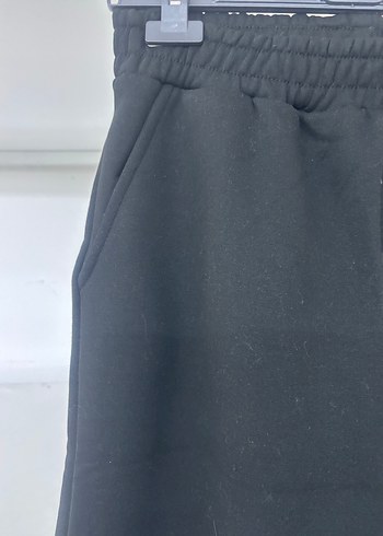 Siyah Kadın Midi Kumaş Pantolon - Görsel 2